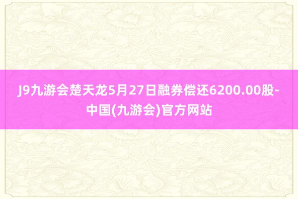 J9九游会楚天龙5月27日融券偿还6200.00股-中国(九游会)官方网站